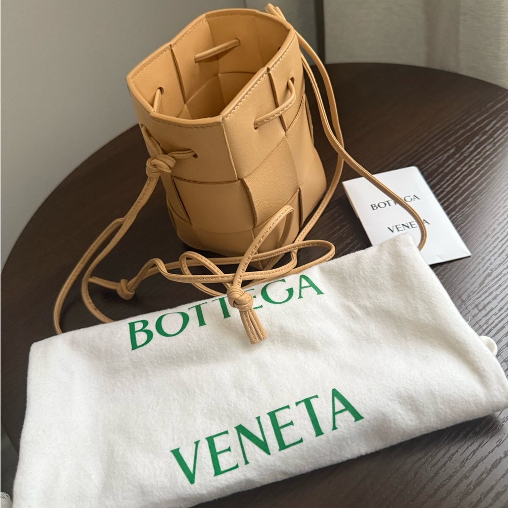 Bottega Veneta mini cassette bucket bag